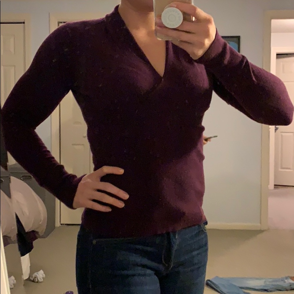 Express V neck Sweaters